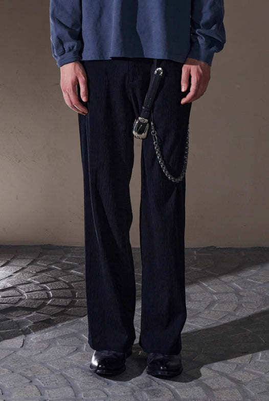 ENTRE-TEMPS PLEATED TROUSERS